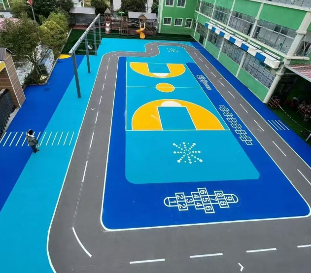 衡阳市透气型塑胶跑道混合型塑胶跑道 - 方案